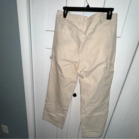 Abercrombie & Fitch Cream Cargo Pants - Picture 5 of 5